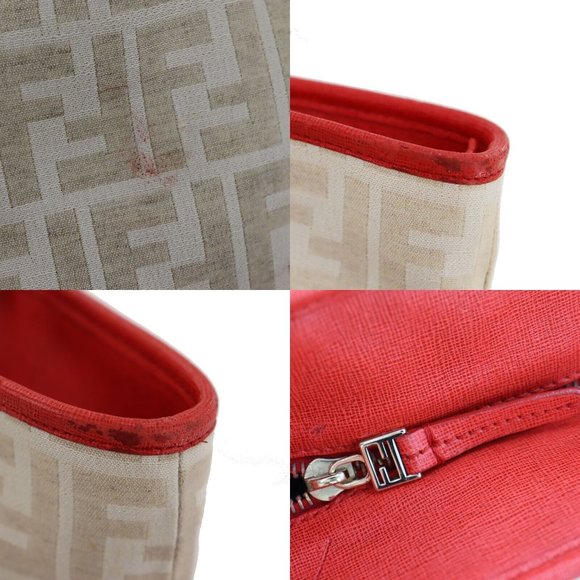 FENDI Roll Tote Zucca Canvas and Leather Tote - Picture 8 of 13